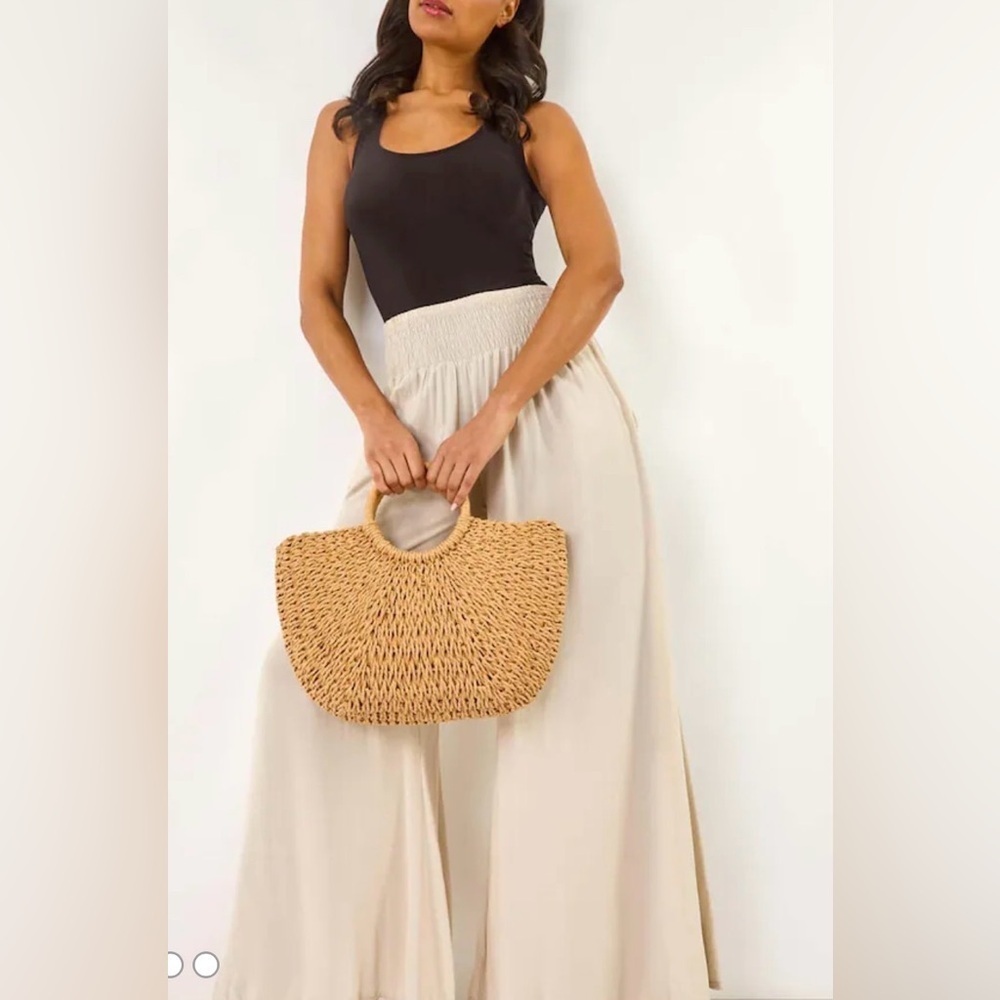 Talulah  Ivory Wide Leg Pants In Size medium